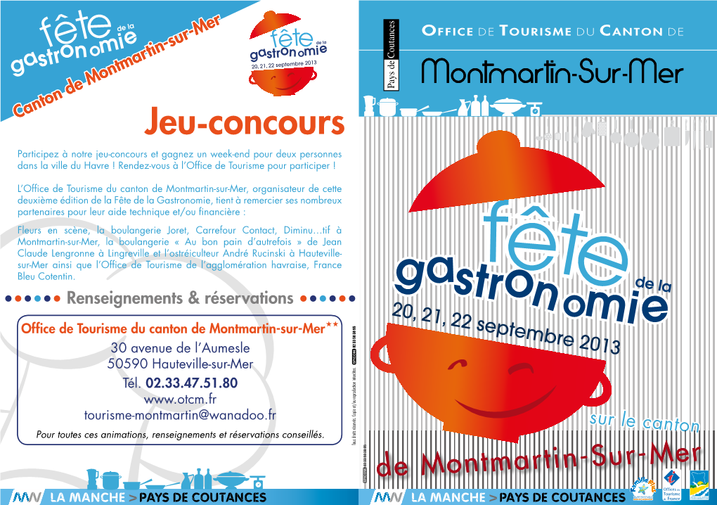 Jeu-Concours Participez À Notre Jeu-Concours Et Gagnez Un Week-End Pour Deux Personnes Dans La Ville Du Havre ! Rendez-Vous À L’Office De Tourisme Pour Participer !