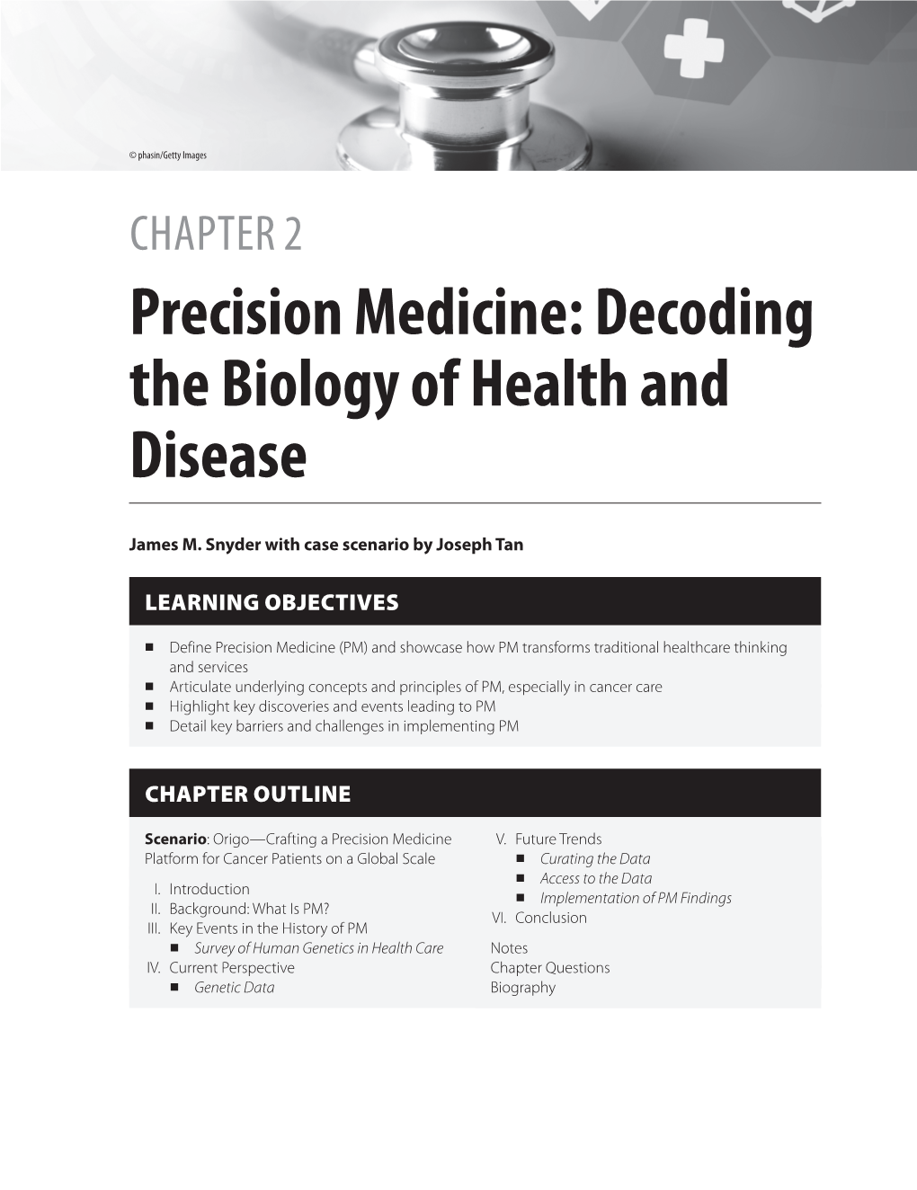 Precision Medicine: Decoding the Biology of Health and Disease