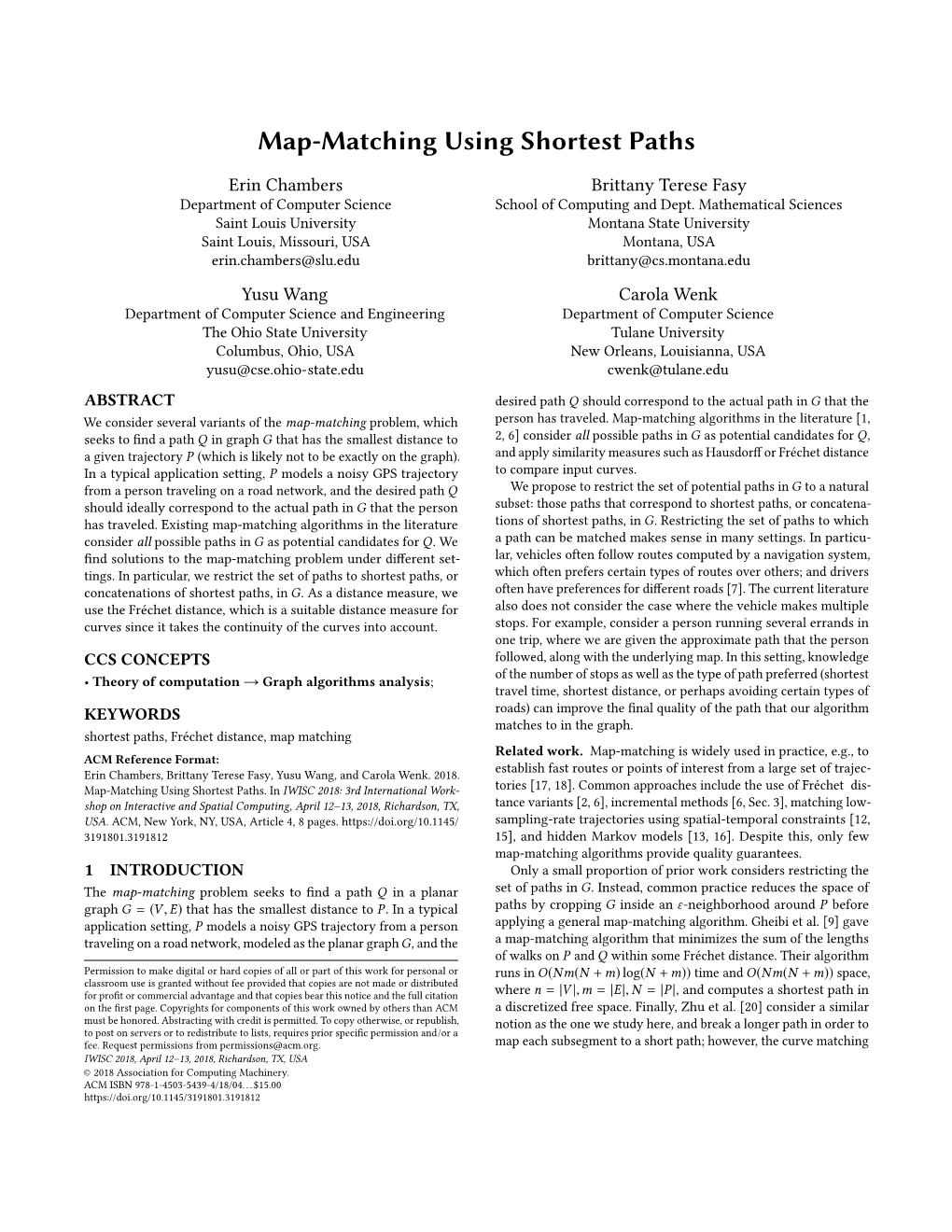 map-matching-using-shortest-paths-docslib