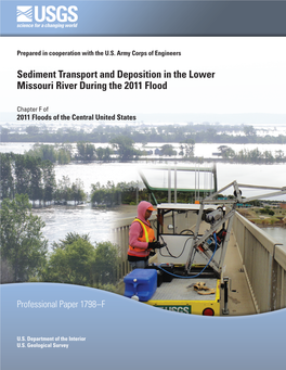 Sediment Transport and Deposition in the Lower Missouri River During the 2011 Flood