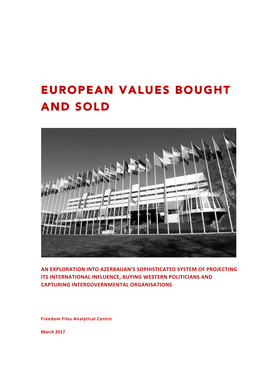 European Values Bought and Sold