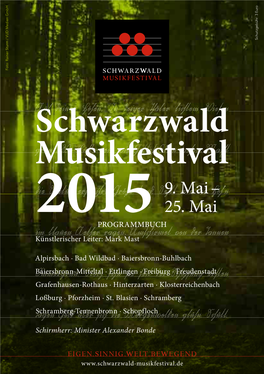 Schwarzwald Musikfestival 2016