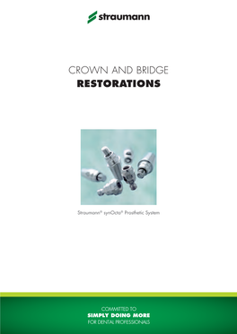 Crown and Bridge Restorations