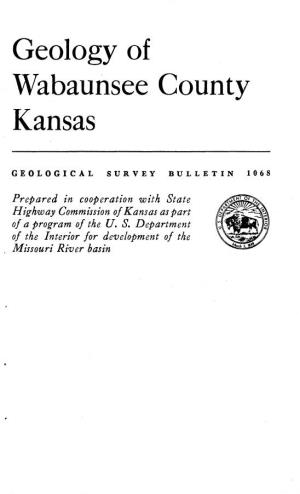 Geology of Wabaunsee County Kansas