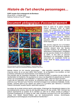 Document Histoire De L'art Cherche Personnages…