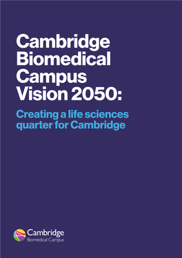Cambridge Biomedical Campus Vision 2050