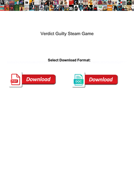 Verdict Guilty Steam Game
