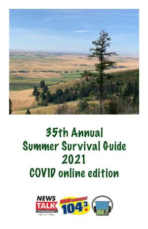35Th Annual Summer Survival Guide 2021 COVID Online Edition