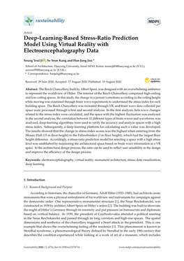 Deep-Learning-Based Stress-Ratio Prediction Model Using Virtual Reality with Electroencephalography Data