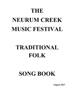 Full Neurum Creek Songbook