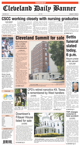 Cleveland Summit for Sale