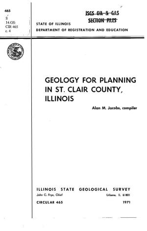Geology for Planning in St. Clair County, Illinois