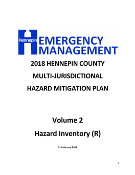 Volume 2 Hazard Inventory (R)