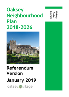 Oaksey Neighbourhood Plan – Referendum Version (Final Plan) Oaksey Neighbourhood Plan 2018-2026