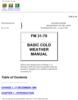 FM 31-70 19680412-Basic Cold Weather Manual.Pdf