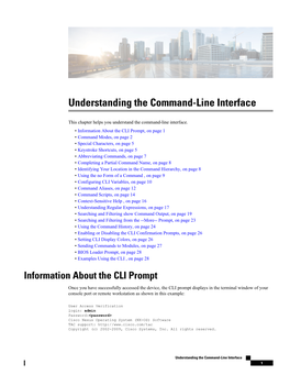 Understanding the Command-Line Interface