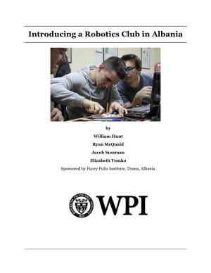 Introducing a Robotics Club in Albania