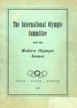 Olympic Charter 1950