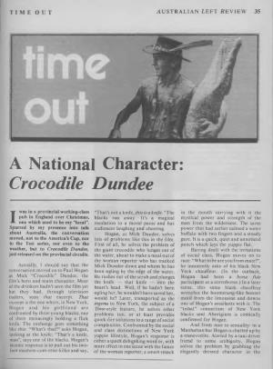 A National Character: Crocodile Dundee