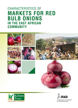 Markets for Red Bulb Onions in the East African Community