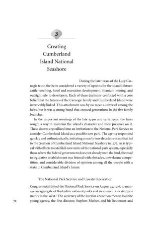 Creating Cumberland Island National Seashore