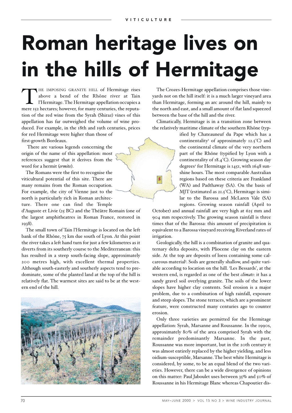 Roman Heritage Lives on in the Hills of Hermitage