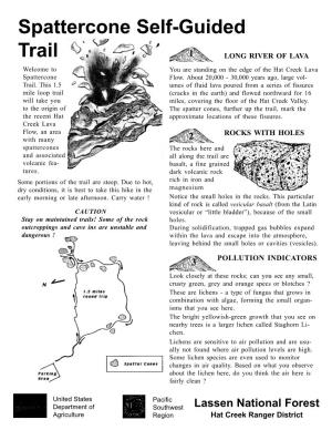 Spattercone Trail
