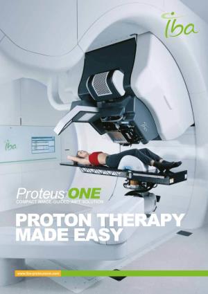 Proton Therapy Made Easy