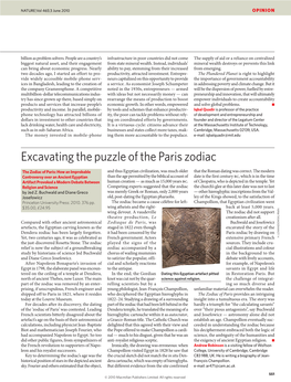 Excavating the Puzzle of the Paris Zodiac