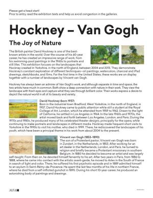 Hockney – Van Gogh the Joy of Nature