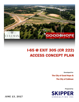 I-65 @ Exit 305 (Cr 222) Access Concept Plan