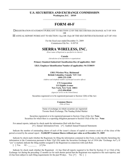 Sierra Wireless, Inc