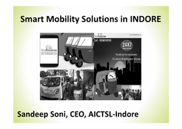 Smart Mobility Solutions in INDORE