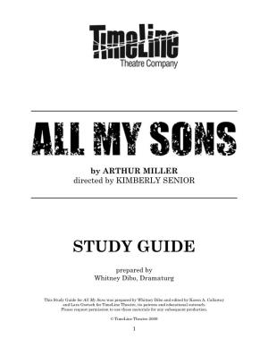 All My Sons Was Prepared by Whitney Dibo and Edited by Karen A