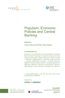 Populism, Economic Policies and Central Banking