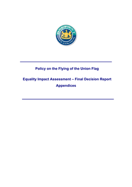 Flags EQIA Final Decision Report Appendices