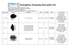 Guangzhou Huayang Auto Parts Ltd
