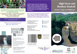 High Force Und Bowlees Geotrail