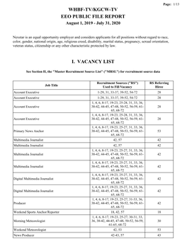 WHBF EEO Public File