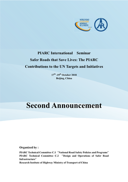 PIARC International Seminar: Risk and Emergency Management For