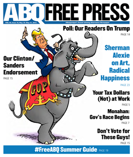 ABQ Free Press, May 18, 2016