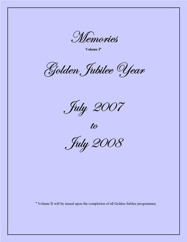 The Golden Jubilee Year