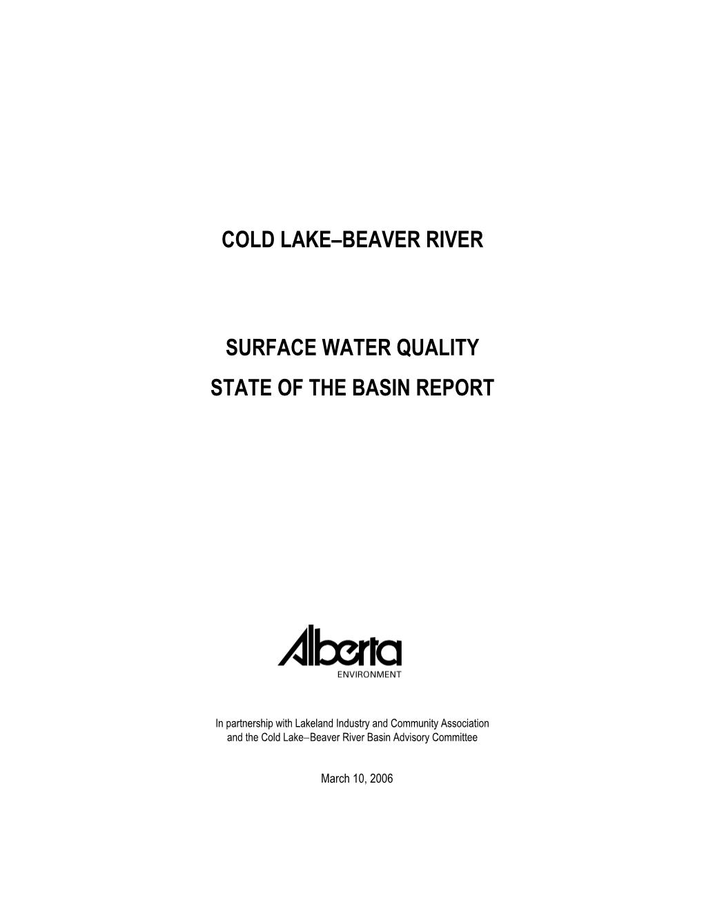 Cold Lake–Beaver River