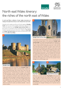 North East Wales Itinerary: the Riches of the North East of Wales