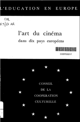 L'art Du Cinéma