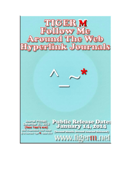 TIGER M Follow Me Hyperlink Journals | TIGER M January 2014