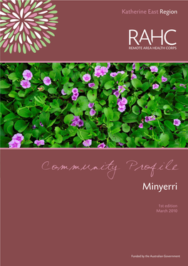 Community Profile Minyerri