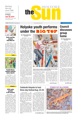 Holyoke Youth Performs Under the Big