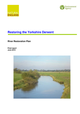 Restoring the Yorkshire Derwent