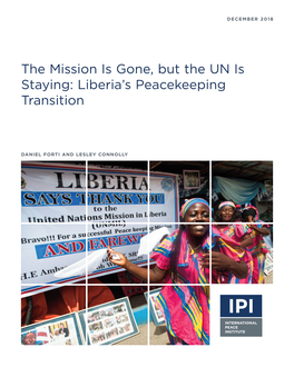 Liberia's Peacekeeping Transition